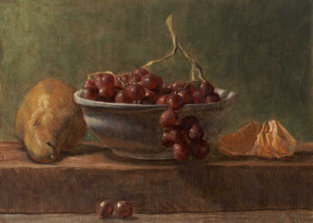 Grapes, Pear & Orange